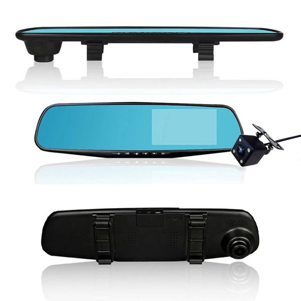 4.3inch car dvr dash cam full hd 1080p rearview mirror with rear view camera night vision dual lens auto video recorder g-sensor
4.3inch car dvr dash cam full hd 1080p rearview mirror with rear view camera night vision dual lens auto video recorder g-sensor