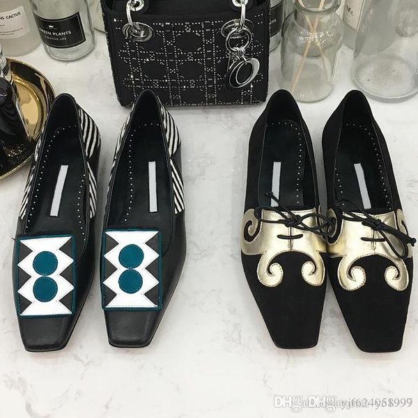 2019 new flat bottom women's shoes exquisite generous casual shoes printing decoration with original box qr, Black
2019 new flat bottom women's shoes exquisite generous casual shoes printing decoration with original box qr, Black
