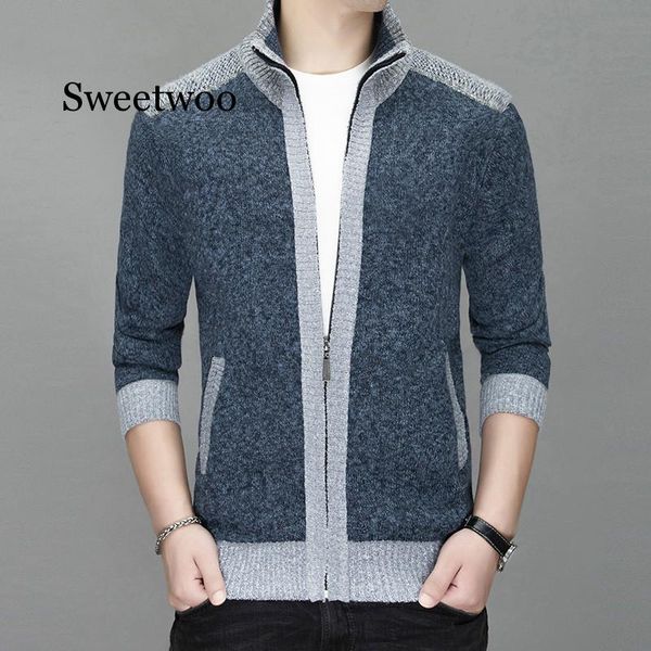 spring men sweaters cardigans casual jackets stand collar warm sweatercoat men's clothing autumn winter coat gray, White;black
spring men sweaters cardigans casual jackets stand collar warm sweatercoat men's clothing autumn winter coat gray, White;black