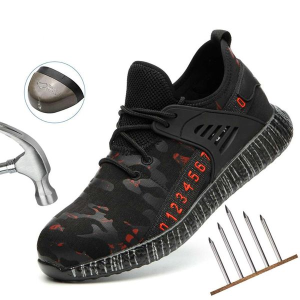 indestructible ryder shoes men and women steel toe air safety boots puncture-proof work sneakers breathable shoes, Black
indestructible ryder shoes men and women steel toe air safety boots puncture-proof work sneakers breathable shoes, Black