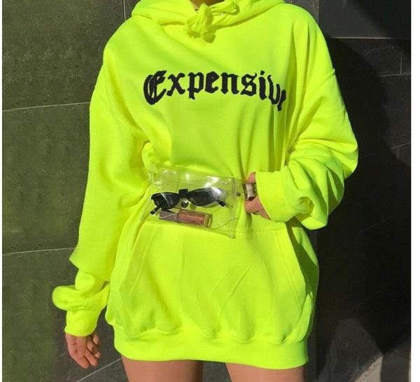 neon green loose letter print hooded sweatshirt streetwear long oversized hoodie spring autumn women casual sweatshirt trendy loose pocket, Black
neon green loose letter print hooded sweatshirt streetwear long oversized hoodie spring autumn women casual sweatshirt trendy loose pocket, Black