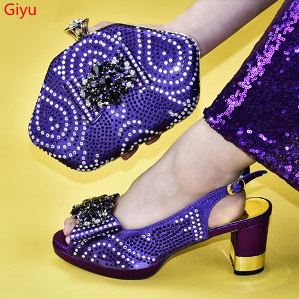 doershow italian matching purple shoe and bag set african wedding shoe and bag sets hlc1-16, Black
doershow italian matching purple shoe and bag set african wedding shoe and bag sets hlc1-16, Black