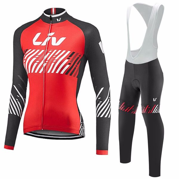 liv 2017 new women long sleeve autumn cycling jersey clothing breathable cycling clothes warm bib pants set, Black;blue
liv 2017 new women long sleeve autumn cycling jersey clothing breathable cycling clothes warm bib pants set, Black;blue