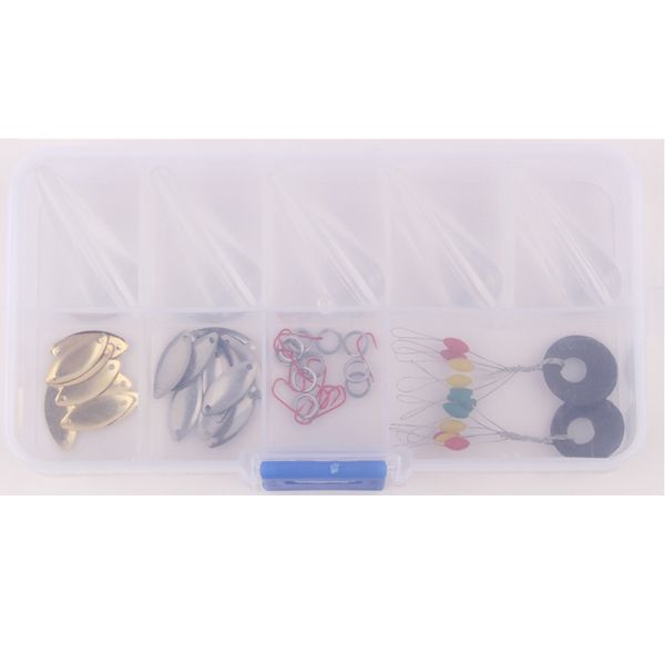 48pcs fishing tackle box with fishing spoon lure sbirolino floats hooks ring
48pcs fishing tackle box with fishing spoon lure sbirolino floats hooks ring