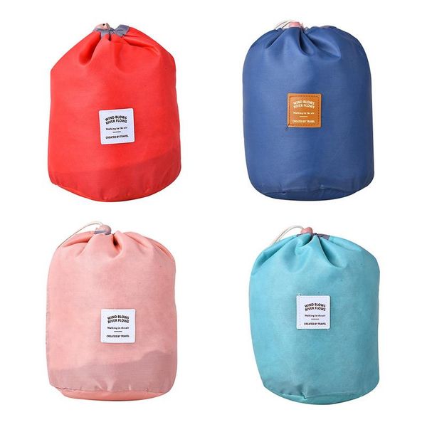 drum travel large capacity storage cosmetic bag for traveling organizer wash kit bags outdoor waterproof toiletry makeup bag
drum travel large capacity storage cosmetic bag for traveling organizer wash kit bags outdoor waterproof toiletry makeup bag