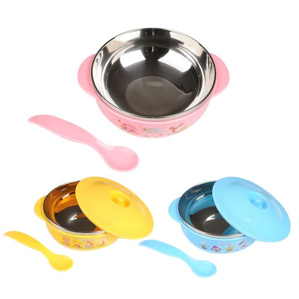 Baby bowl+spoon Feeding Food Tableware Solid color Kids Dishes Baby Eating Dinnerware Set Binaural handle insulated bowl
Baby bowl+spoon Feeding Food Tableware Solid color Kids Dishes Baby Eating Dinnerware Set Binaural handle insulated bowl