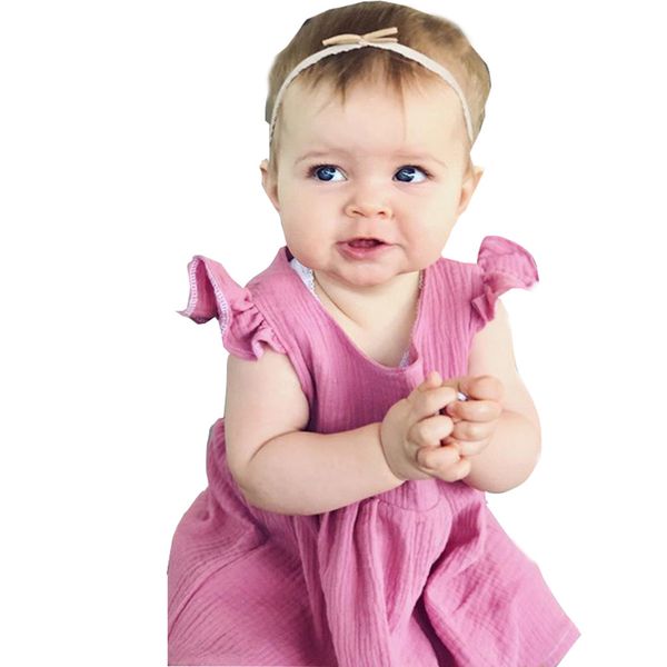 new fashion summer toddler baby girls fly sleeve solid cute print ruffles dress wholesale z4, Red;yellow
new fashion summer toddler baby girls fly sleeve solid cute print ruffles dress wholesale z4, Red;yellow