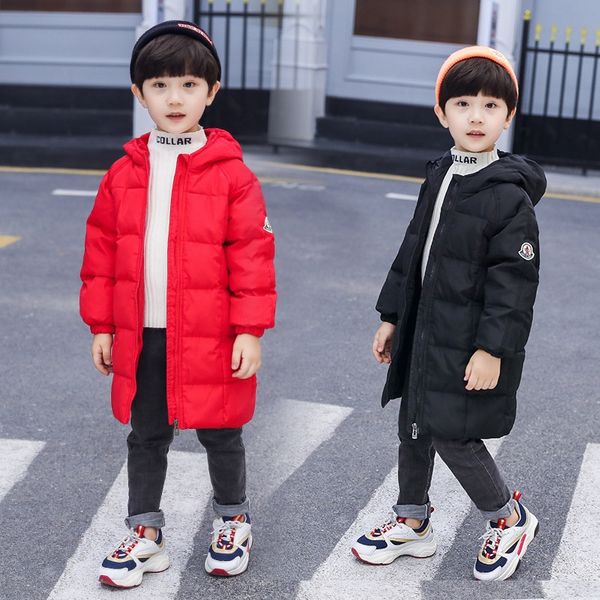 children's winter long white duck thick windproof waterproof clothtooling hooded boys down jacket down jacket and girls, Blue;gray
children's winter long white duck thick windproof waterproof clothtooling hooded boys down jacket down jacket and girls, Blue;gray
