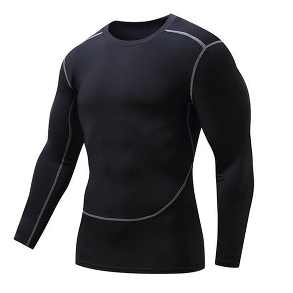 men gyms clothing fitness compression male bodybuilding long sleeved tshirt rashguard quick-drying t-shirts uvprotector, Black;blue
men gyms clothing fitness compression male bodybuilding long sleeved tshirt rashguard quick-drying t-shirts uvprotector, Black;blue