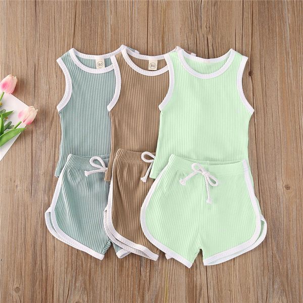 2020 fashion new baby rib-knitted clothing 1-5y kid boy girls sleeveless vest +shorts toddler baby boy solid 2pcs set, White
2020 fashion new baby rib-knitted clothing 1-5y kid boy girls sleeveless vest +shorts toddler baby boy solid 2pcs set, White