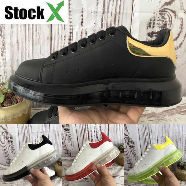 2020 luxury mens designer shoes genuine leather velvet platform cushion sole triple black white metallic gold red men women casual trainers
2020 luxury mens designer shoes genuine leather velvet platform cushion sole triple black white metallic gold red men women casual trainers