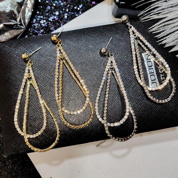 designer jewelry dropwater shape earrings cross crystal huggie earrings shines for women simple classic fashion, Golden;silver
designer jewelry dropwater shape earrings cross crystal huggie earrings shines for women simple classic fashion, Golden;silver