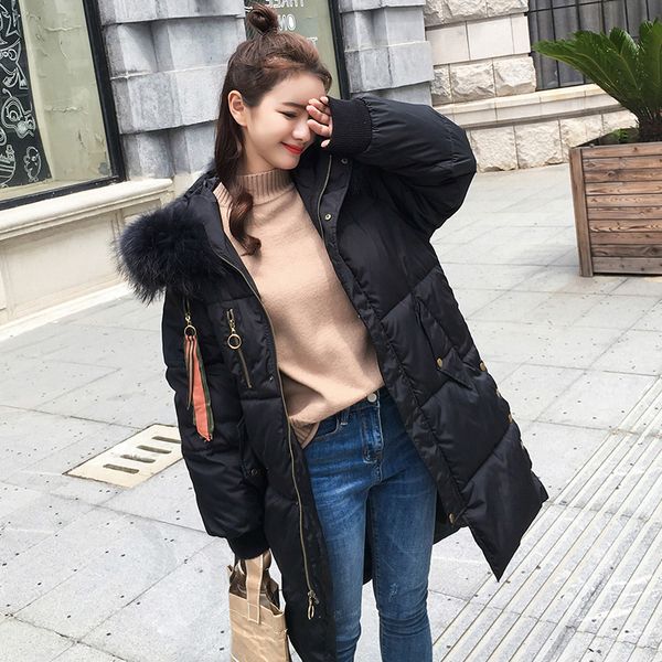 overknee long mianfu colour heavy seta lead thickening cotton-padded clothes easy leisure time bread cotton-padded jacket, Black
overknee long mianfu colour heavy seta lead thickening cotton-padded clothes easy leisure time bread cotton-padded jacket, Black