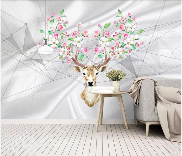 3d room wallpaper cloth custom p american minimalist fashion hand painted elk head silk tv mural background wall wallpaper for walls 3 d
3d room wallpaper cloth custom p american minimalist fashion hand painted elk head silk tv mural background wall wallpaper for walls 3 d