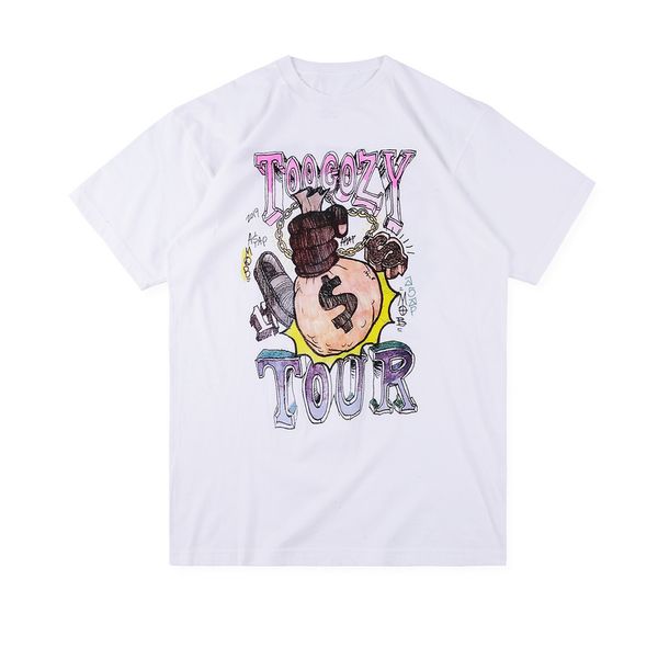 19SS USA ASAP ROCKY x AWGE Asap Mob Too Cozy Tour Tapes Men Women Skateboard Street Cotton Tee Casual Short Sleeve T-Shirt
19SS USA ASAP ROCKY x AWGE Asap Mob Too Cozy Tour Tapes Men Women Skateboard Street Cotton Tee Casual Short Sleeve T-Shirt