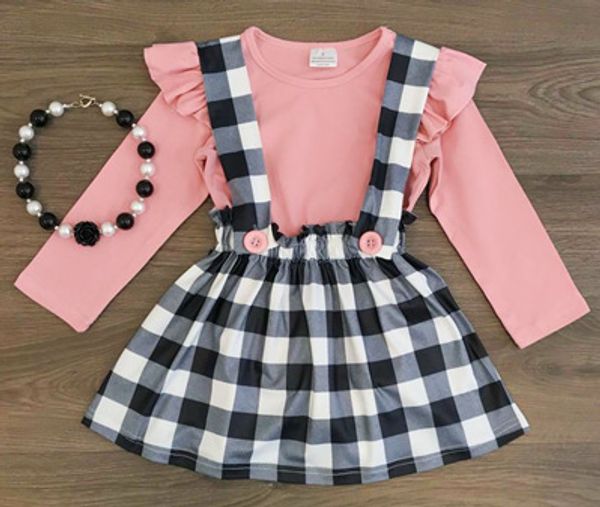 toddler baby girls lattice strap skirt +long sleeve t-shirt ruched outfits set vestido roupa infantil roupas infantis, White
toddler baby girls lattice strap skirt +long sleeve t-shirt ruched outfits set vestido roupa infantil roupas infantis, White