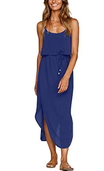 NERLEROLIAN Women's Adjustable Strappy Split Autumn Beach Casual Midi Dress
NERLEROLIAN Women's Adjustable Strappy Split Autumn Beach Casual Midi Dress