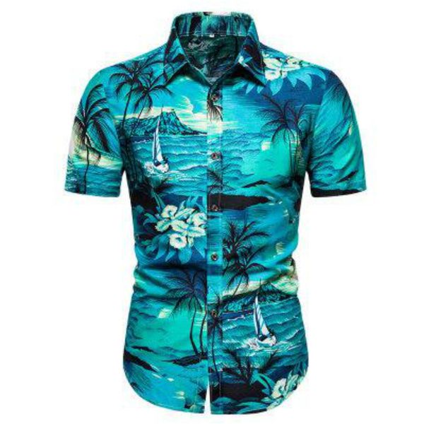 men's floral shirt 2020 summer new fashion casual plus size short sleeve hawaiian shirt male brand clothes single-row button shi, White;black
men's floral shirt 2020 summer new fashion casual plus size short sleeve hawaiian shirt male brand clothes single-row button shi, White;black