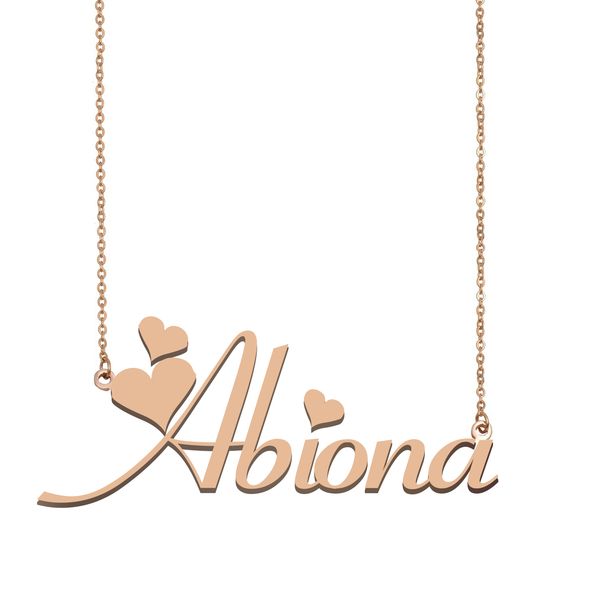 abiona name necklace pendant for women girls birthday gift custom nameplate children friends jewelry 18k gold plated stainless steel, Silver
abiona name necklace pendant for women girls birthday gift custom nameplate children friends jewelry 18k gold plated stainless steel, Silver