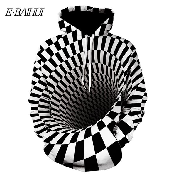 e-baihui mens swirl printed пуловер круглый вырез толстовка футболка черно-белый прилив мужчины случайные визуальные эффекты с капюшоном сви, Black
e-baihui mens swirl printed пуловер круглый вырез толстовка футболка черно-белый прилив мужчины случайные визуальные эффекты с капюшоном сви, Black