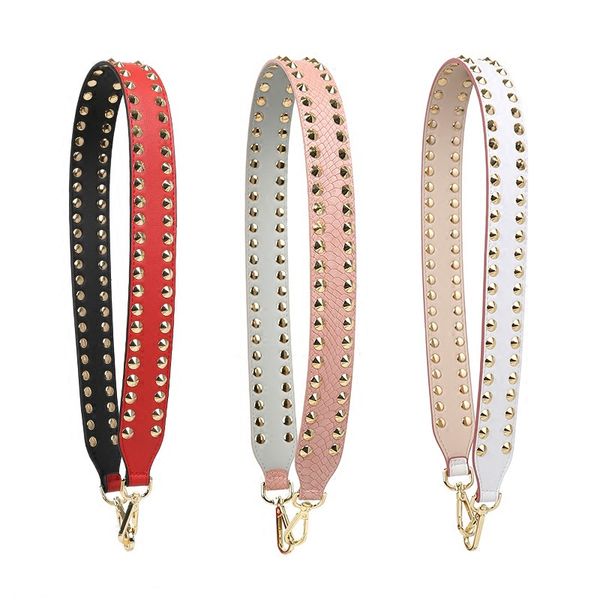 women strap rivet bag shoulder wide straps for bags crossbody bag belt strap replacement parts accessories, Black
women strap rivet bag shoulder wide straps for bags crossbody bag belt strap replacement parts accessories, Black