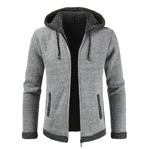 sweater coat men brand thicken warm hooded sweatercoat cardigan sweater jackets men cashmere wool liner zipper fleece outerwear, White;black
sweater coat men brand thicken warm hooded sweatercoat cardigan sweater jackets men cashmere wool liner zipper fleece outerwear, White;black