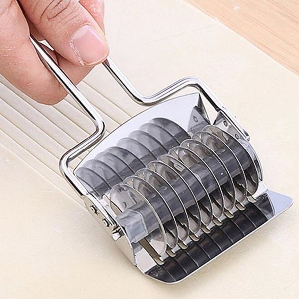 1pcs noodle cutter lattice roller shallot cutter stainless steel pasta spaghetti maker machines & attachments cooking tools
1pcs noodle cutter lattice roller shallot cutter stainless steel pasta spaghetti maker machines & attachments cooking tools