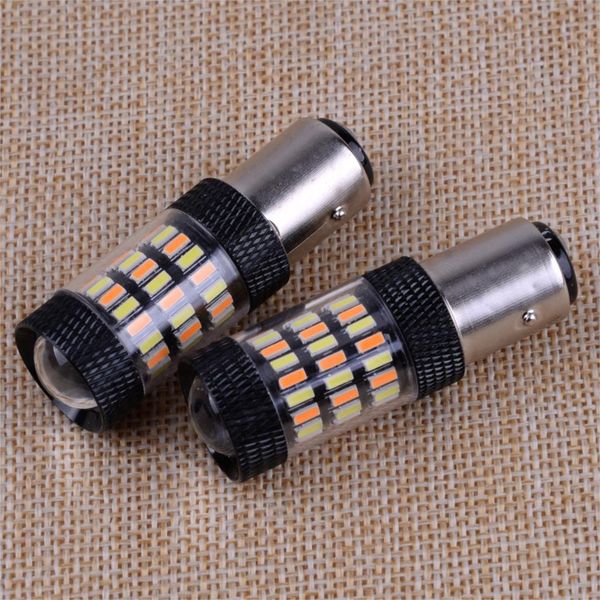 citall universal dc 12v-24v 2pcs 1157 led car turn signal light lamp bulb dual color white amber switchback 4014 chips 
citall universal dc 12v-24v 2pcs 1157 led car turn signal light lamp bulb dual color white amber switchback 4014 chips