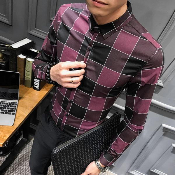 fashion men's plaid checked shirts casual fashion long sleeved gzcs shirt dress formal party male camisa masculina, White;black
fashion men's plaid checked shirts casual fashion long sleeved gzcs shirt dress formal party male camisa masculina, White;black