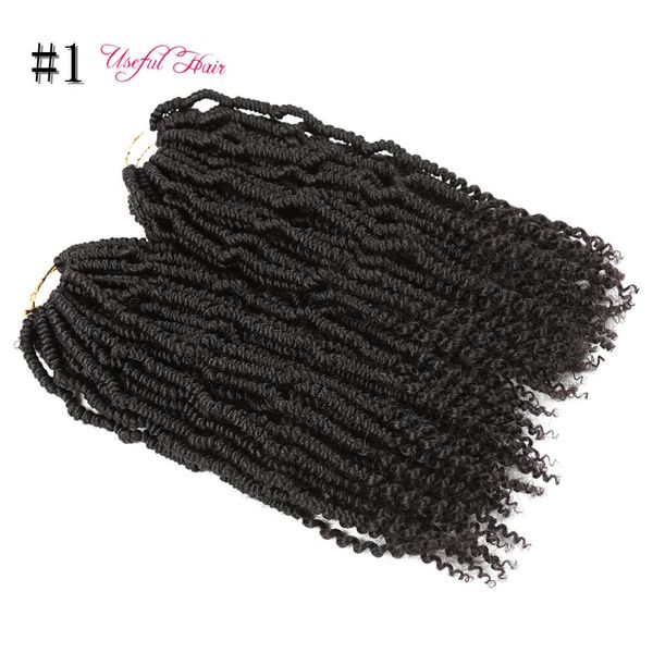 bomb twist pre looped fluffy twists braiding hair bulk pre twisted passion twist hair bomb crochet hair synthetic ombre crochet braids, Black
bomb twist pre looped fluffy twists braiding hair bulk pre twisted passion twist hair bomb crochet hair synthetic ombre crochet braids, Black