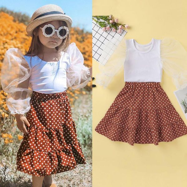 baby summer clothes toddler baby kids girls puff sleeve mesh solid dot ruffle skirt outfits clothes for kids' things, White
baby summer clothes toddler baby kids girls puff sleeve mesh solid dot ruffle skirt outfits clothes for kids' things, White