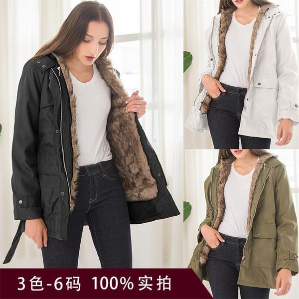 2019 winter wear long coat mao mao detachable inner thickened to keep warm korean version of women's cotton-padded clothes, Black
2019 winter wear long coat mao mao detachable inner thickened to keep warm korean version of women's cotton-padded clothes, Black