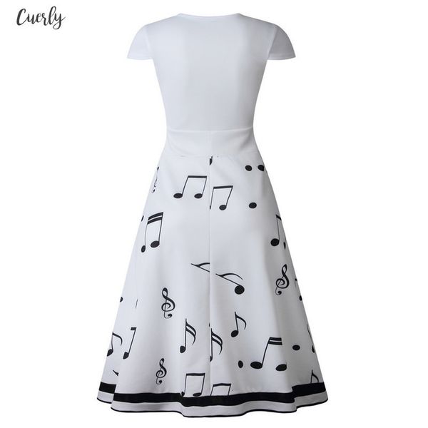 women dress ladies musical note print sleeveless casual white o neck evening party summer new honorable women dress summer, Black;gray
women dress ladies musical note print sleeveless casual white o neck evening party summer new honorable women dress summer, Black;gray