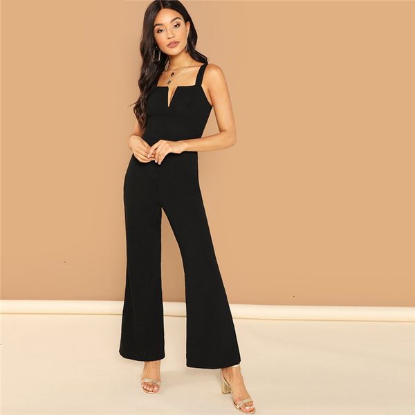 bodysuit women summer romper women black casual backless solid notch front flare leg waist sleeveless jumpsuit summer fashion sexy, Black;white
bodysuit women summer romper women black casual backless solid notch front flare leg waist sleeveless jumpsuit summer fashion sexy, Black;white