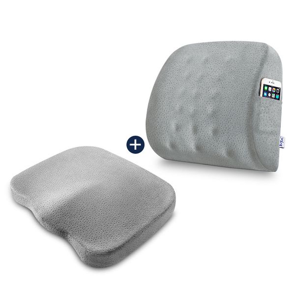 set office chair cushion hip pad and back pillow set memory foam correct posture protect tailbone and spine auto seats
set office chair cushion hip pad and back pillow set memory foam correct posture protect tailbone and spine auto seats