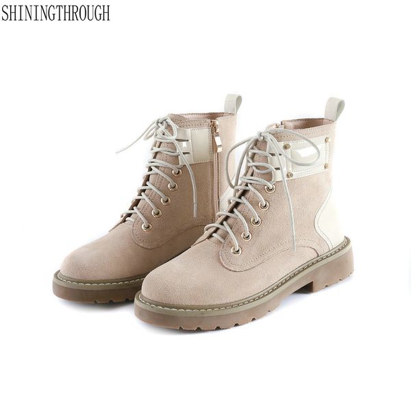 punk women ankle boots genuine leather short boots cross-tied lace up motorcycle night club shoes woman, Black
punk women ankle boots genuine leather short boots cross-tied lace up motorcycle night club shoes woman, Black