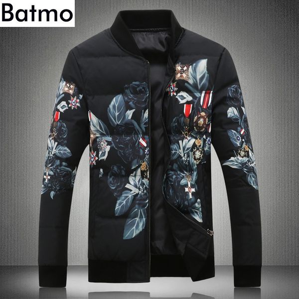 batmo 2018 новое прибытие зима высокое качество 80% белая утка вниз куртки мужчин, мужские зимние печататься теплые пальто, плюс размер y188, Black
batmo 2018 новое прибытие зима высокое качество 80% белая утка вниз куртки мужчин, мужские зимние печататься теплые пальто, плюс размер y188, Black