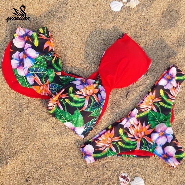 low waist bikini 2020 one shoulder swimsuit female ruffle bathing suit retro floral print swimwear women bathers
low waist bikini 2020 one shoulder swimsuit female ruffle bathing suit retro floral print swimwear women bathers