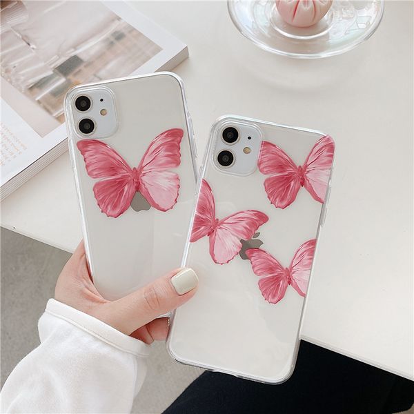 for iphone xs 11 pro max phone case xr retro pink butterfly 7 8 x plus thick soft silicone transparent cell phone cases
for iphone xs 11 pro max phone case xr retro pink butterfly 7 8 x plus thick soft silicone transparent cell phone cases