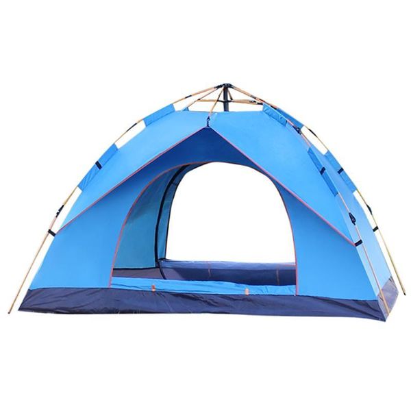 

outdoor camping automatic open tents portable waterproof hiking tent anti-uv 1 2person folding -up sun shade travelling ultra