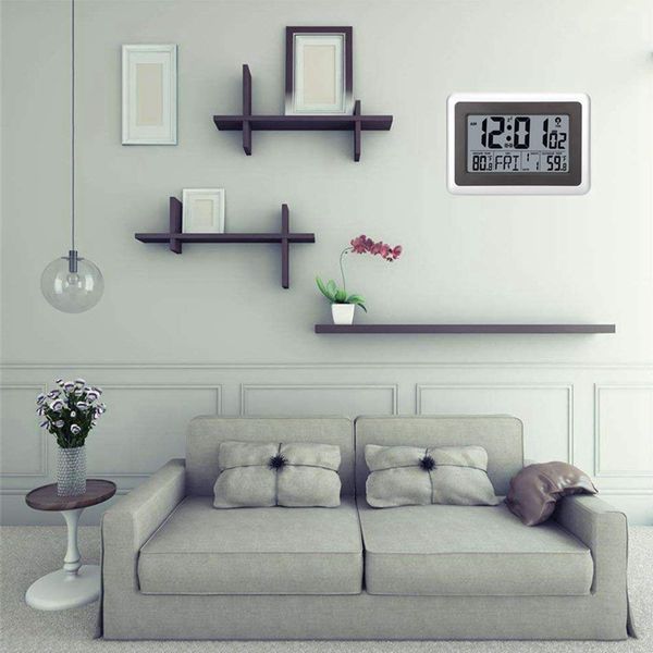 digital atomic wall clock, desk alarm clock, battery operated with wireless sensor 300 ft / 100 meter range, large lcd display, other clocks
digital atomic wall clock, desk alarm clock, battery operated with wireless sensor 300 ft / 100 meter range, large lcd display, other clocks