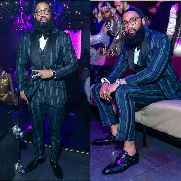 new green plaid men suits wedding suits slim fit 3 pieces groom tuxedos mens prom suits (jacket+pants+vest) custom made, Black;gray
new green plaid men suits wedding suits slim fit 3 pieces groom tuxedos mens prom suits (jacket+pants+vest) custom made, Black;gray