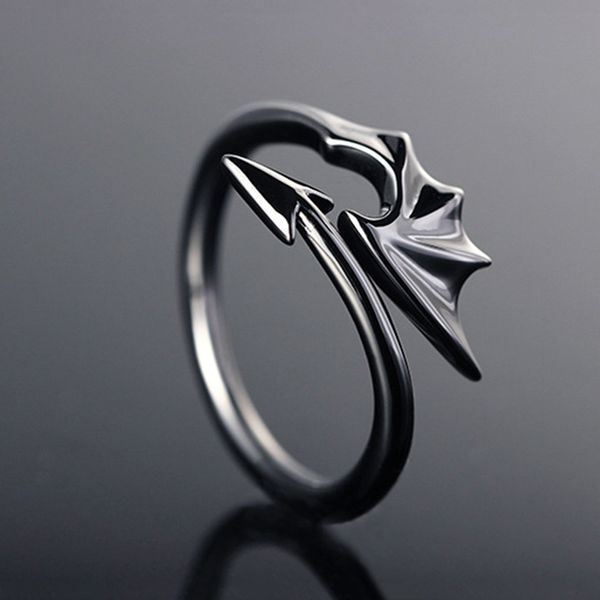 punk style titanium brass koakuma little devil dragon gothic evil vampire rings open ring halloween party jewelry gift, Golden;silver
punk style titanium brass koakuma little devil dragon gothic evil vampire rings open ring halloween party jewelry gift, Golden;silver