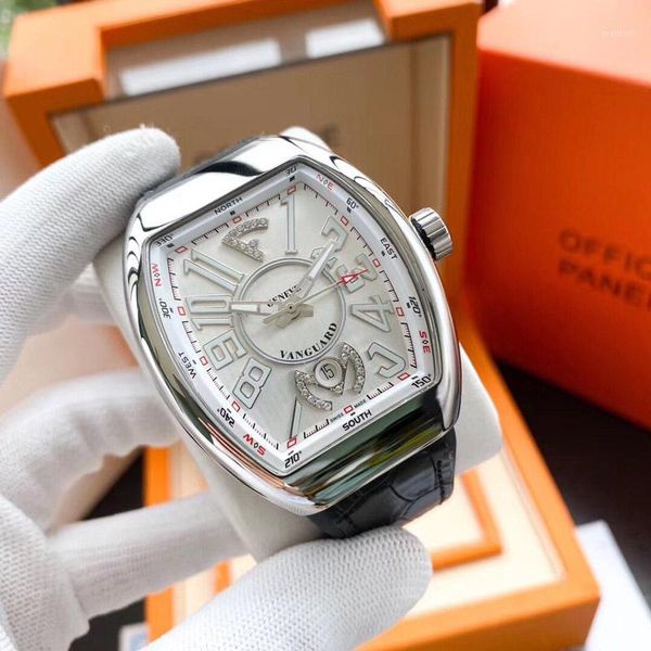 men watches automatic movement luminous 54*42*15mm 316l stainless steel watchcase watches watch male1, Slivery;brown
men watches automatic movement luminous 54*42*15mm 316l stainless steel watchcase watches watch male1, Slivery;brown