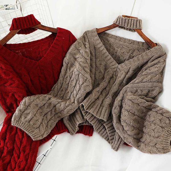 solid color v-neck pullover women 2020 spring autumn oversized with neck ring long sleeve office lady loose casual sweater z374, White;black
solid color v-neck pullover women 2020 spring autumn oversized with neck ring long sleeve office lady loose casual sweater z374, White;black