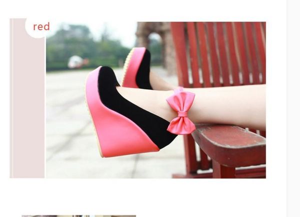 2020 spring and autumn with new style fashion slope heel round head waterproof table suede bowknot women's shoes @mqwbh612, Black
2020 spring and autumn with new style fashion slope heel round head waterproof table suede bowknot women's shoes @mqwbh612, Black