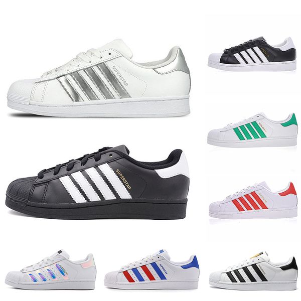 High Quality Super Star White Hologram Iridescent Junior Men Superstars 80s sneakers Pride Couple Trainers Superstar Casual Shoes
High Quality Super Star White Hologram Iridescent Junior Men Superstars 80s sneakers Pride Couple Trainers Superstar Casual Shoes