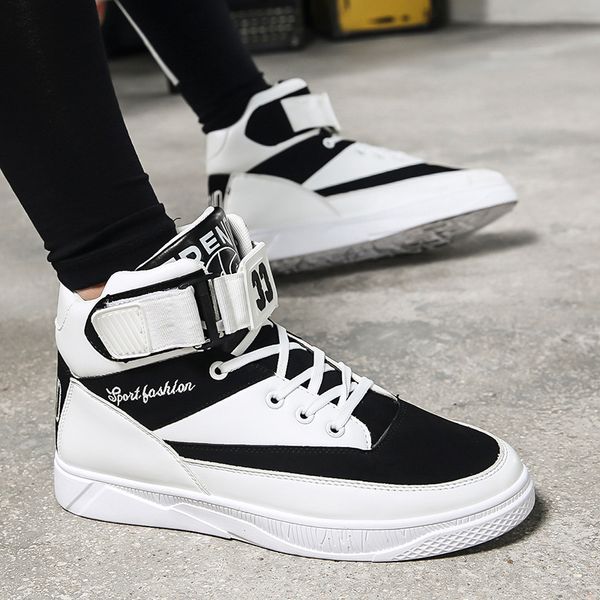 new 2018 men leather boots fashion autumn high-shoes man sneakers winter warm ankle boots men shoes footwear ing, Black
new 2018 men leather boots fashion autumn high-shoes man sneakers winter warm ankle boots men shoes footwear ing, Black