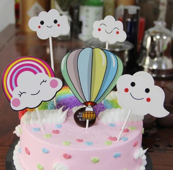 5pcs/lot lovely clouds cake decoration cake inserted card cupcake ers birthday party supplies
5pcs/lot lovely clouds cake decoration cake inserted card cupcake ers birthday party supplies