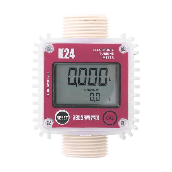 k24 large lcd display turbine digital diesel oil fuel flow meter gauge for chemicals liquid water
k24 large lcd display turbine digital diesel oil fuel flow meter gauge for chemicals liquid water